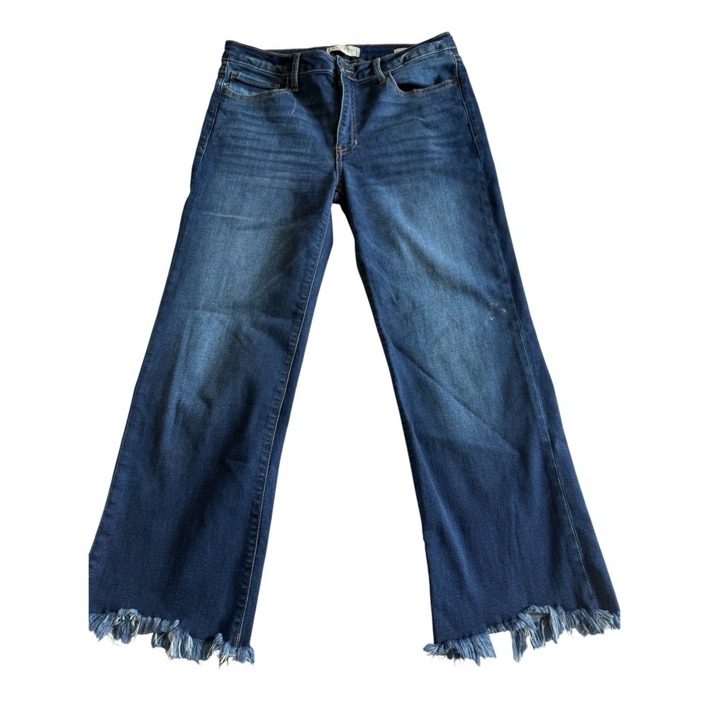 Harper Heritage Jeans Fray Hem Kick Crop Women's 30